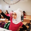 Muna og hendes kusine kan godt lide at have arabisk. - Foto: William Vest-Lillesøe